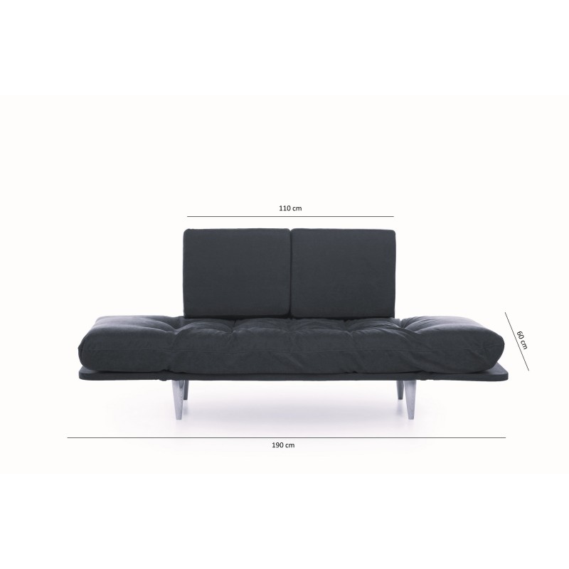 3-Seat Sofa-Bed Nina Daybed - Petrol Green GR124 Petrol Green