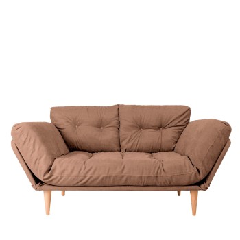 3-Seat Sofa-Bed Nina Daybed - Light Brown GR102 Light Brown
