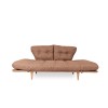 3-Seat Sofa-Bed Nina Daybed - Light Brown GR102 Light Brown