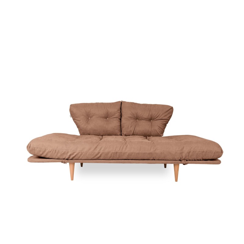3-Seat Sofa-Bed Nina Daybed - Light Brown GR102 Light Brown