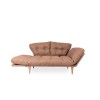 3-Seat Sofa-Bed Nina Daybed - Light Brown GR102 Light Brown