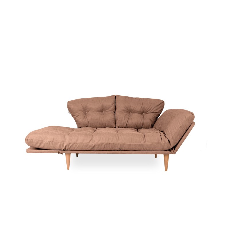 3-Seat Sofa-Bed Nina Daybed - Light Brown GR102 Light Brown