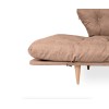 3-Seat Sofa-Bed Nina Daybed - Light Brown GR102 Light Brown