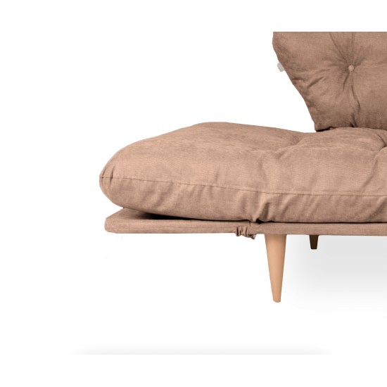 3-Seat Sofa-Bed Nina Daybed - Light Brown GR102 Light Brown