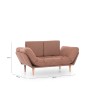 3-Seat Sofa-Bed Nina Daybed - Light Brown GR102 Light Brown
