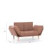 3-Seat Sofa-Bed Nina Daybed - Light Brown GR102 Light Brown