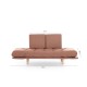 3-Seat Sofa-Bed Nina Daybed - Light Brown GR102 Light Brown