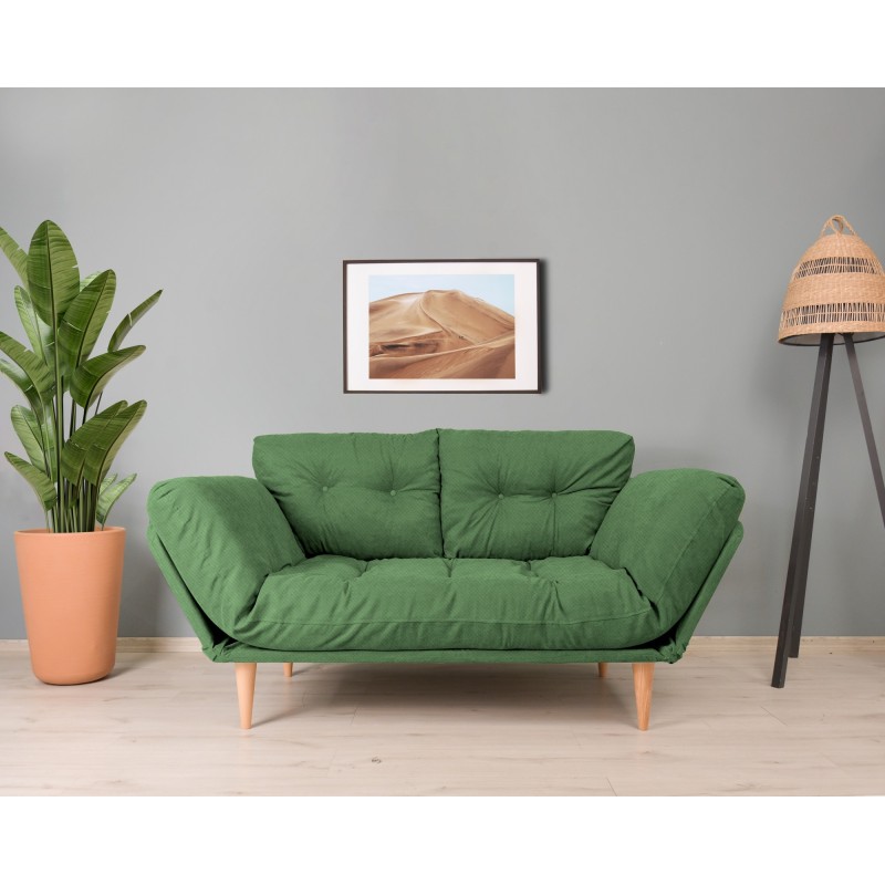 Atelier del Sofa 3-Seat Sofa-Bed Nina Daybed - Green GR106 Green