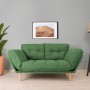 3-Seat Sofa-Bed Nina Daybed - Green GR106 Green