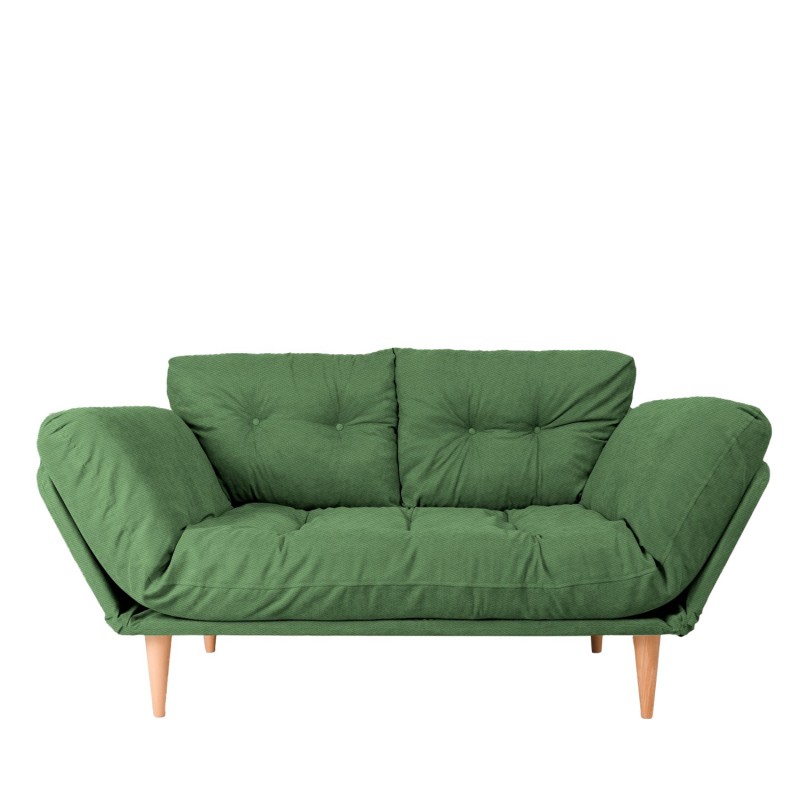 Atelier del Sofa 3-Seat Sofa-Bed Nina Daybed - Green GR106 Green