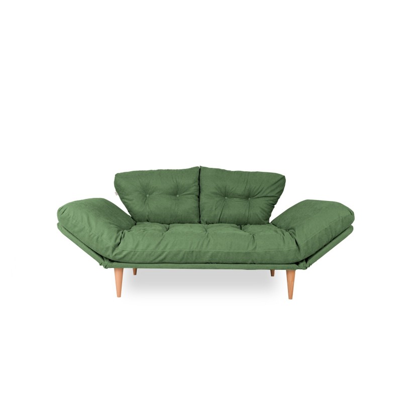 Atelier del Sofa 3-Seat Sofa-Bed Nina Daybed - Green GR106 Green