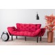 Τριθέσιος Καναπές Κρεβάτι - Nitta Triple - Χρώμα Maroon - 185x70x85εκ Τριθέσιος Καναπές Κρεβάτι - Nitta Triple - Χρώμα Maroon - 185x70x85εκ