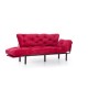 Τριθέσιος Καναπές Κρεβάτι - Nitta Triple - Χρώμα Maroon - 185x70x85εκ Τριθέσιος Καναπές Κρεβάτι - Nitta Triple - Χρώμα Maroon - 185x70x85εκ