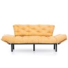 Τριθέσιος Καναπές Κρεβάτι Nitta - Χρώμα Κίτρινο - 185x70x85εκ