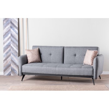3-Seat Sofa-Bed Ron Sofabed - Grey GR111 Grey