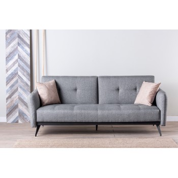 3-Seat Sofa-Bed Ron Sofabed - Grey GR111 Grey