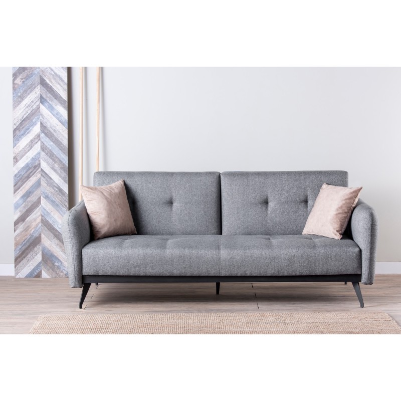 3-Seat Sofa-Bed Ron Sofabed - Grey GR111 Grey
