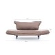 2-Seat Sofa-Bed Vino Daybed - Mink GR121\01 Mink Atelier del Sofa 2-Seat Sofa-Bed Vino Daybed - Mink GR121\01 Mink