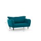 2-Seat Sofa-Bed Vino Daybed - Petrol Green GR124\01 Petrol Green 2-Seat Sofa-Bed Vino Daybed - Petrol Green GR124\01 Petrol Green