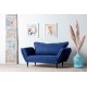 2-Seat Sofa-Bed Vino Daybed - Navy Blue \GR125\01 Navy Blue