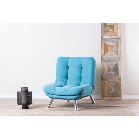 1-Seat Sofa Misa Solo - Turquoise Turquoise 1-Seat Sofa Misa Solo - Turquoise Turquoise