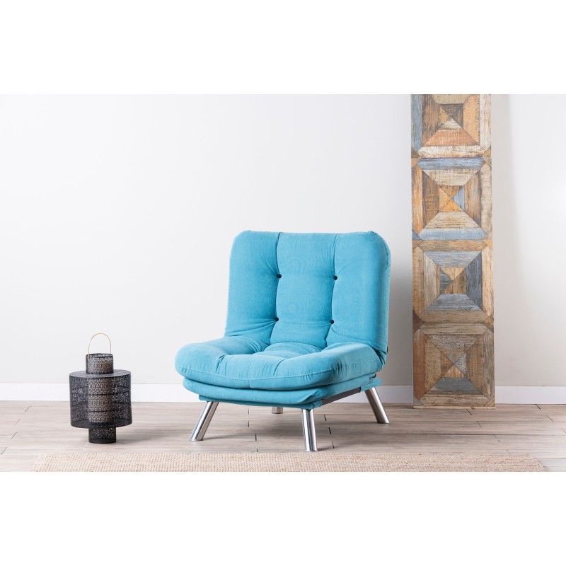 1-Seat Sofa Misa Solo - Turquoise Turquoise