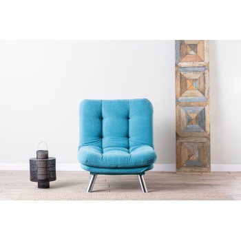 1-Seat Sofa Misa Solo - Turquoise Turquoise