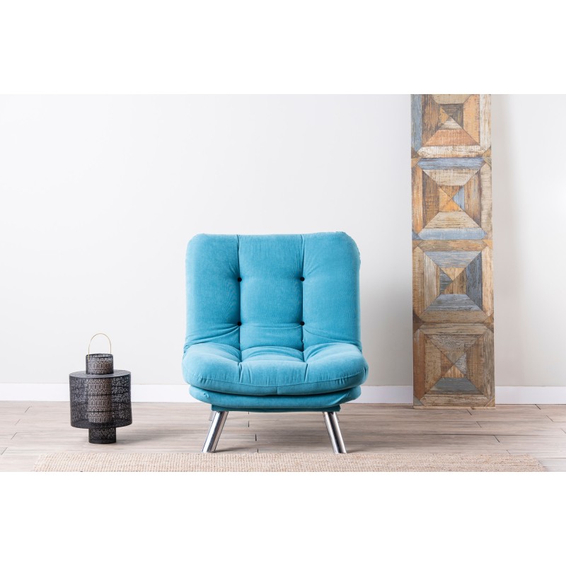 1-Seat Sofa Misa Solo - Turquoise Turquoise