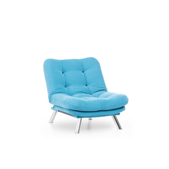 1-Seat Sofa Misa Solo - Turquoise Turquoise 1-Seat Sofa Misa Solo - Turquoise Turquoise
