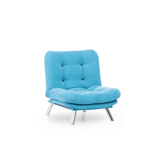 1-Seat Sofa Misa Solo - Turquoise Turquoise 1-Seat Sofa Misa Solo - Turquoise Turquoise
