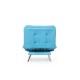 1-Seat Sofa Misa Solo - Turquoise Turquoise 1-Seat Sofa Misa Solo - Turquoise Turquoise