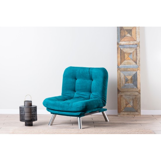 1-Seat Sofa Misa Solo - Petrol Green Petrol Green 1-Seat Sofa Misa Solo - Petrol Green Petrol Green