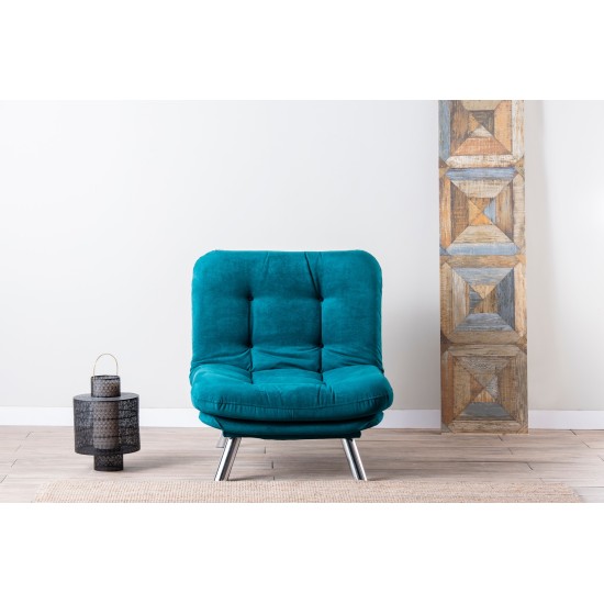 1-Seat Sofa Misa Solo - Petrol Green Petrol Green 1-Seat Sofa Misa Solo - Petrol Green Petrol Green