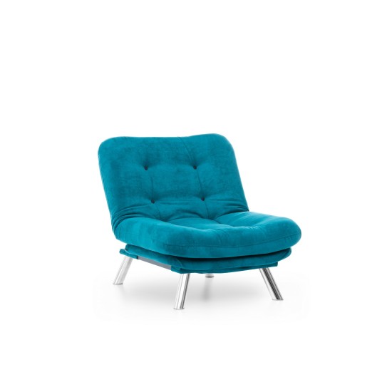 1-Seat Sofa Misa Solo - Petrol Green Petrol Green 1-Seat Sofa Misa Solo - Petrol Green Petrol Green