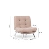 1-Seat Sofa Misa Solo - Mink Mink