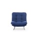 1-Seat Sofa Misa Solo - Navy Blue Navy Blue 1-Seat Sofa Misa Solo - Navy Blue Navy Blue