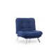 1-Seat Sofa Misa Solo - Navy Blue Navy Blue 1-Seat Sofa Misa Solo - Navy Blue Navy Blue