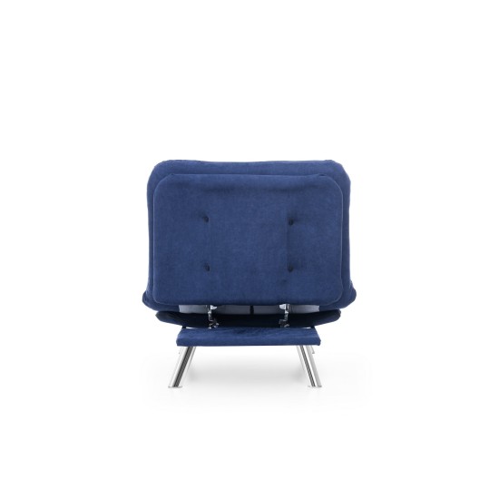 1-Seat Sofa Misa Solo - Navy Blue Navy Blue 1-Seat Sofa Misa Solo - Navy Blue Navy Blue