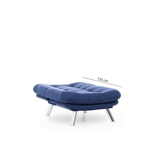 1-Seat Sofa Misa Solo - Navy Blue Navy Blue 1-Seat Sofa Misa Solo - Navy Blue Navy Blue