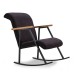 Rocking Chair Yoka - Black Black Atelier del Sofa Rocking Chair Yoka - Black Black