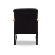 Rocking Chair Yoka - Black Black Atelier del Sofa Rocking Chair Yoka - Black Black