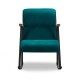 Rocking Chair Yoka - Petrol Blue Petrol Blue Atelier del Sofa Rocking Chair Yoka - Petrol Blue Petrol Blue