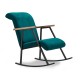 Rocking Chair Yoka - Petrol Blue Petrol Blue Atelier del Sofa Rocking Chair Yoka - Petrol Blue Petrol Blue