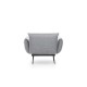 Wing Chair Jax Solo - Grey GR110 Grey Atelier del Sofa Wing Chair Jax Solo - Grey GR110 Grey