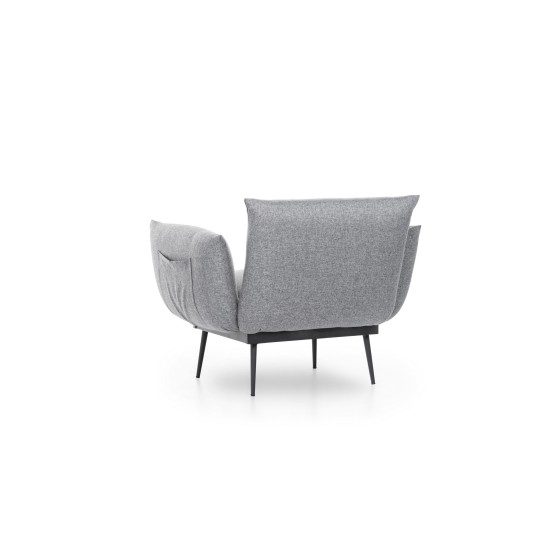 Wing Chair Jax Solo - Grey GR110 Grey Atelier del Sofa Wing Chair Jax Solo - Grey GR110 Grey