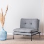 Wing Chair Martin Solo - Grey GR110 Grey