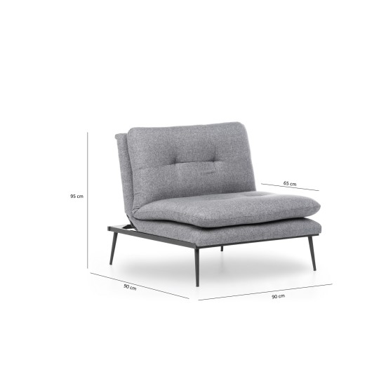 Wing Chair Martin Solo - Grey GR110 Grey Wing Chair Martin Solo - Grey GR110 Grey