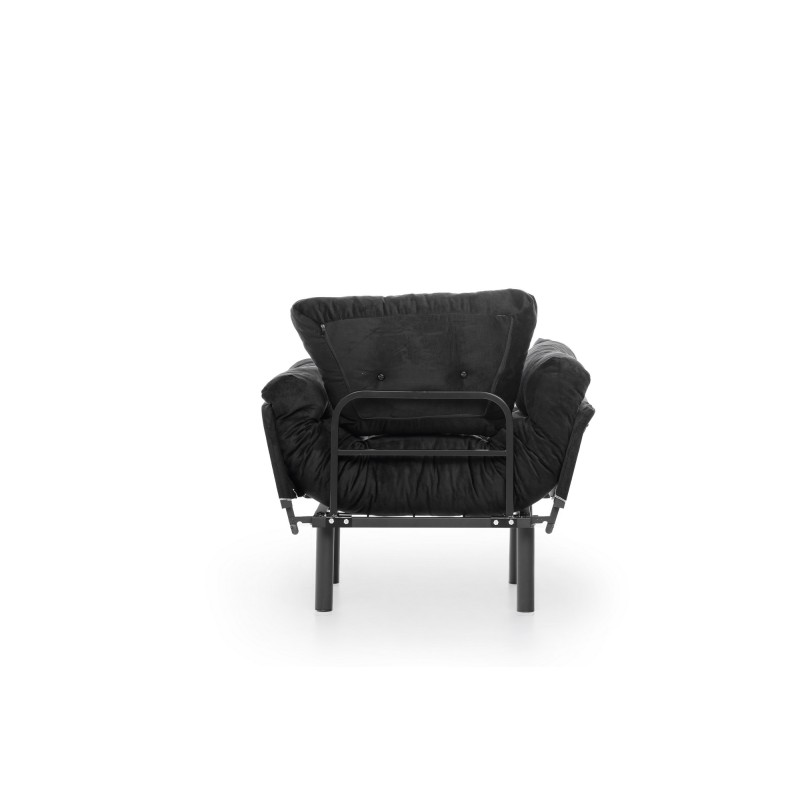 Πολυθρόνα Nitta - Χρώμα Μαύρο - 95x70x85εκ