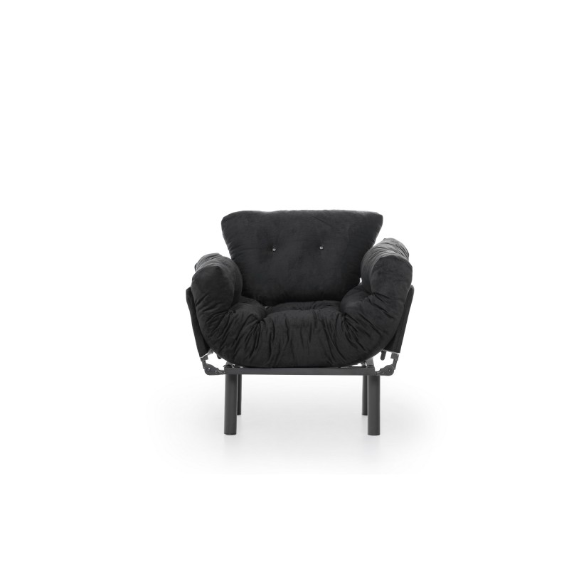 Πολυθρόνα Nitta - Χρώμα Μαύρο - 95x70x85εκ