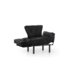 Πολυθρόνα Nitta - Χρώμα Μαύρο - 95x70x85εκ